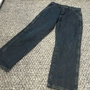 Legendary Gold Blue Denim Dungarees Size 12